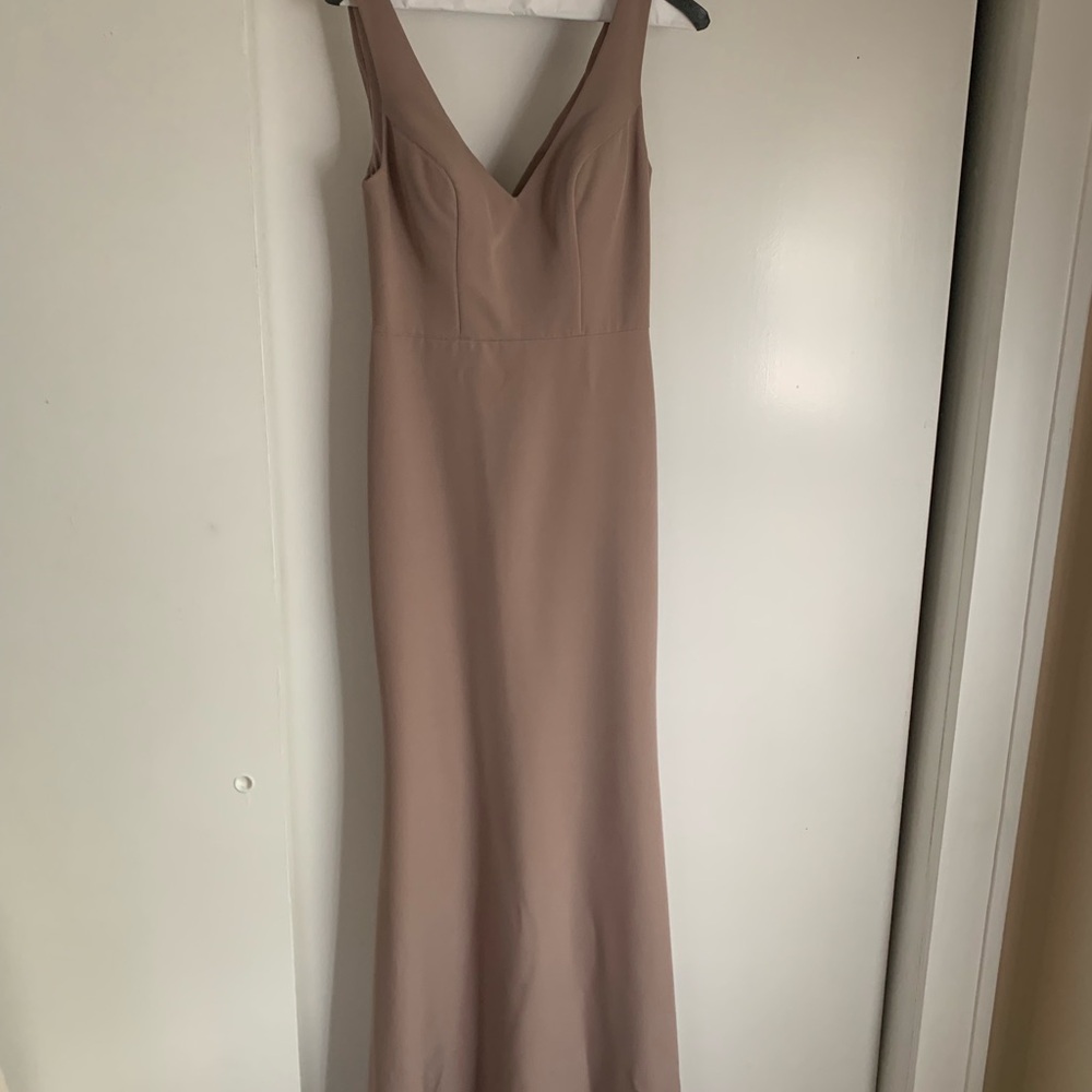 Revelry Tan Maxi Dress